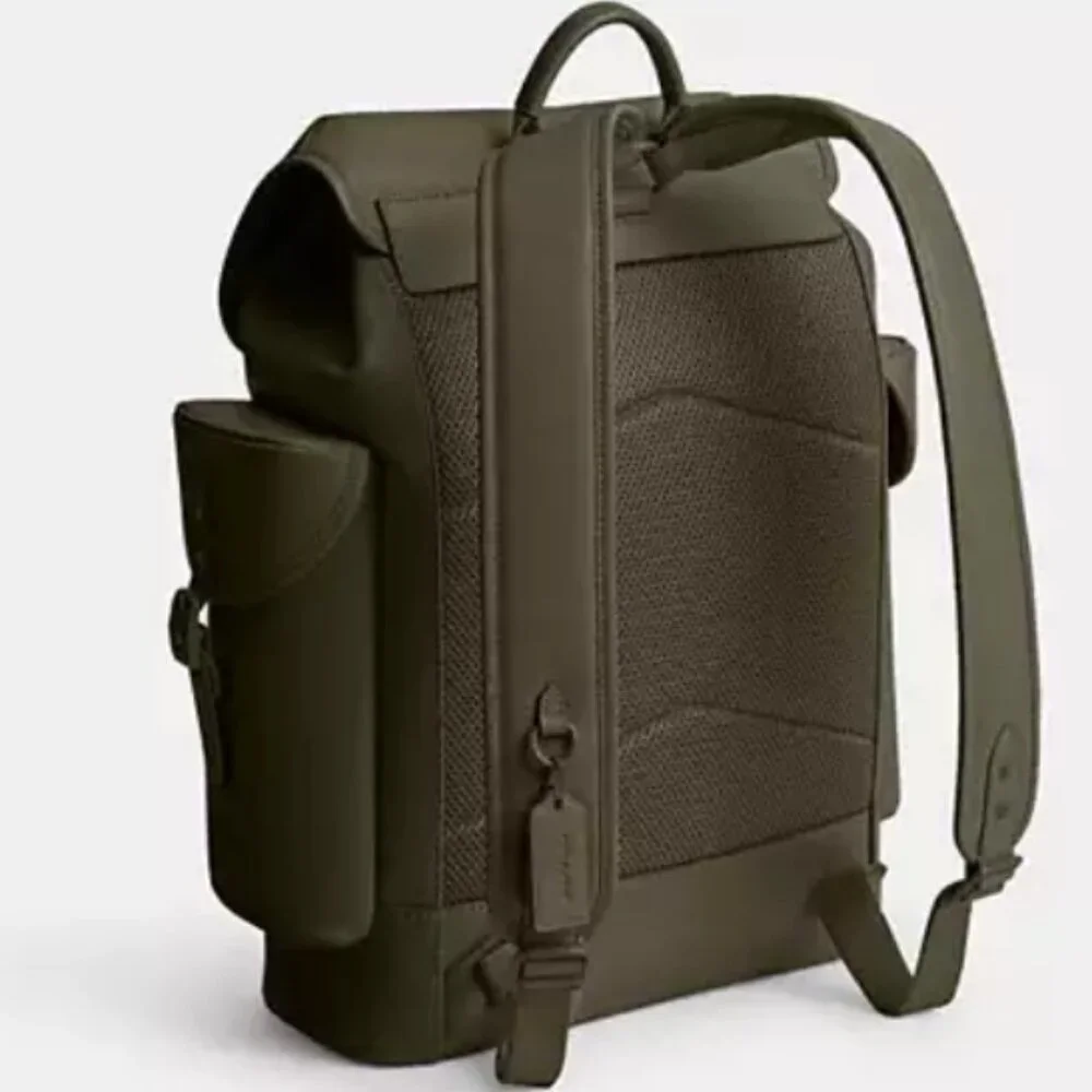 Coach Army Green Hitch Backpack